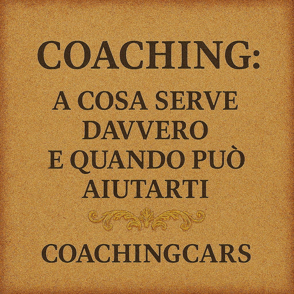 “Coaching: a cosa serve davvero e quando può aiutarti”